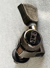 ESP Ltd EC-1000 Deluxe Chitarra Elettrica Treble Side Cosmo Nero Accordatore Peg Accordatore