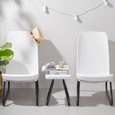 Set Tavolino e 2 Poltrone da