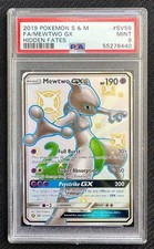 2019 Mewtwo GX SV59/SV94, Hidden Fates EN, PSA 9