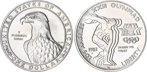 Usa dollaro argento 1983 - argento,