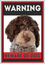 CARTELLO SEGNALETICO - WARNING LAGOTTO - segnale