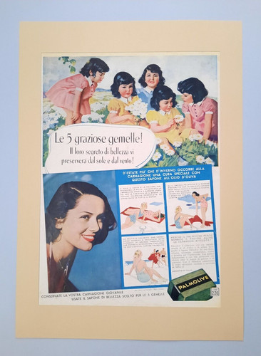 Pubblicita sapone palmolive - sapone,