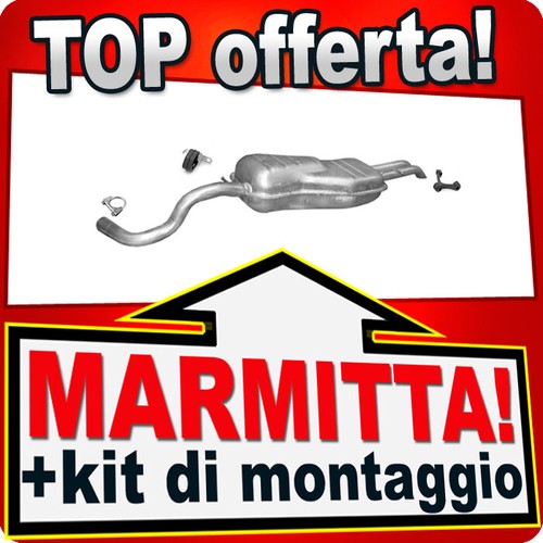 Silenziatore posteriore per - silenziatore,