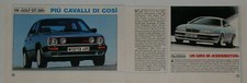 Article Articolo 1990 VOLKSWAGEN GOLF GTI G60