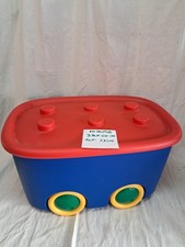 Box contenitore giochi con ruot e coperchio