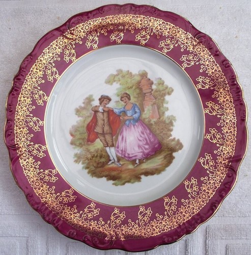 Reine limoges plate - la, 9.5"
