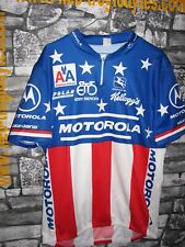 Vintage Cycling Jersey Maglia Ciclismo bici pro Motorola Giordana '80s