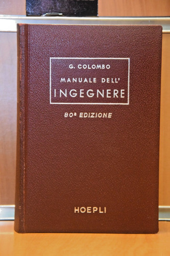 Manuale dell ingegnere - "manuale,