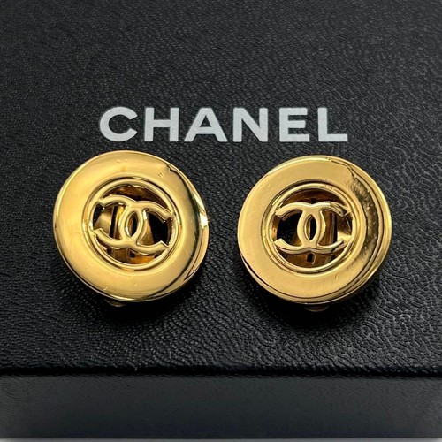 Orecchini rotondi chanel coco - orecchini,