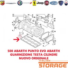 500 ABARTH PUMNTO EVO ABARTH GUARNIZIONE TESTA CILINDRI ORIGINALE 46513955