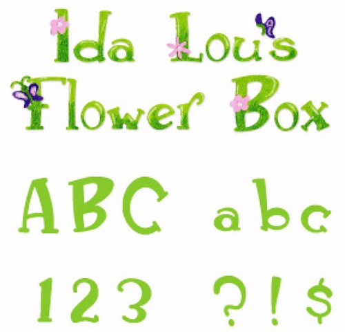 Sizzlits ida lou flower - flower, box