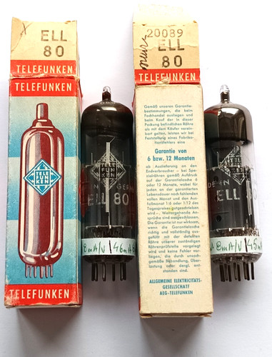 Ell80 telefunken tubes - 2,