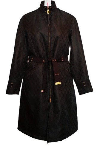 Cappotto trench nero vintage