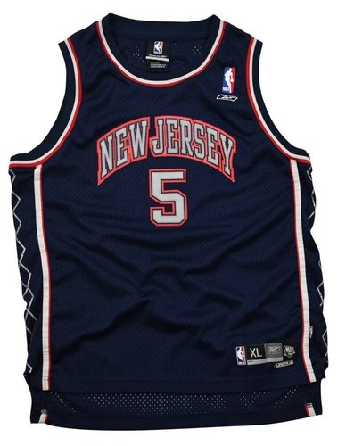 Reebok new jersey nets - nets, *kidd*
