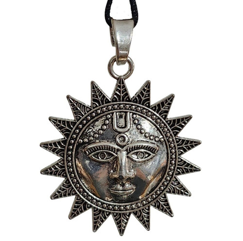 Collana sole grande - collana, ciondolo