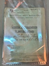 MOTOCICLO RUDGE monocilindrico 1923 LIBRETTO CIRCOLAZIONE  1925 VICENZA