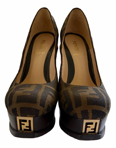Fendi brown black - brown/black, logo