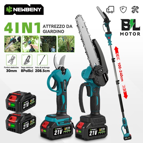 Motosega batteria pollici - a, 8