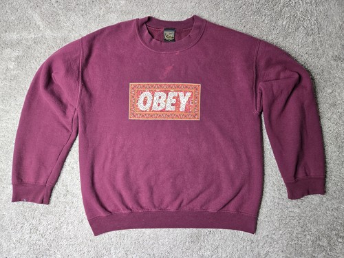 Felpa girocollo obey taglia - girocollo,