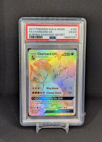 Psa charizard gx - 4,