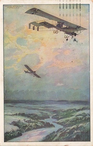 Cartolina ww1 aviazione - aviazione, aereo