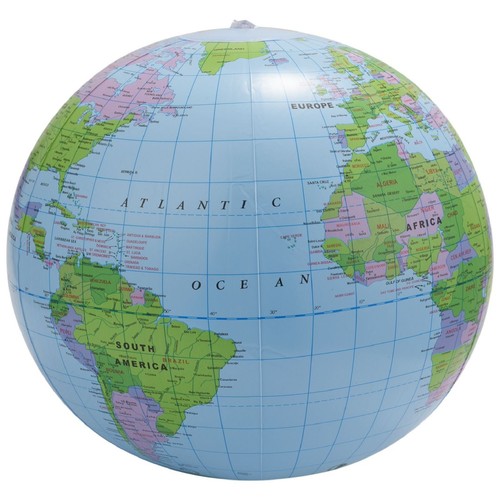Mappamondo gonfiabile - mappamondo,