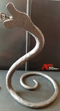 Antico Serpente  Porta Orologio da Tasca Ferro Battuto Arte Veneta Fine 800