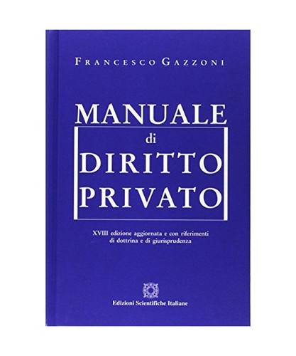 Manuale diritto privato - manuale,