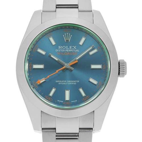 Rolex milgauss blue 116400gv - z,