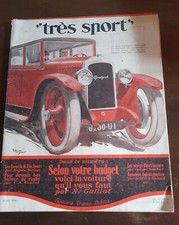 TRÈS SPORT. MARZO 1926. Primi elicotteri, auto antiche, rally africa.