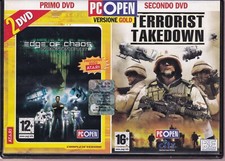 EDGE OF CHAOS INDEPENDENCE WAR 2 + TERRORIST TAKEDOWN PC Retro Game ITA M10177