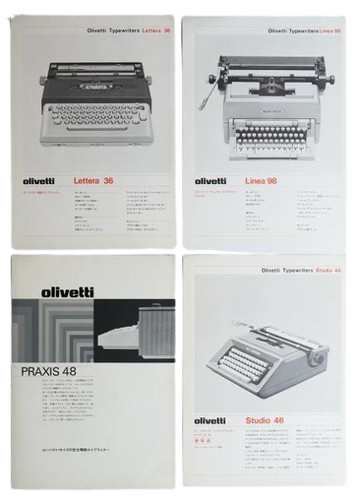 Olivetti typewriter catalogs - olivetti,