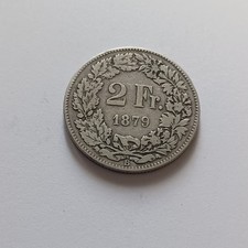 Silver Coin Svizzera 2 Franchi
