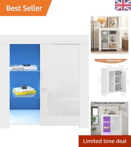 Credenza bianca versatile con