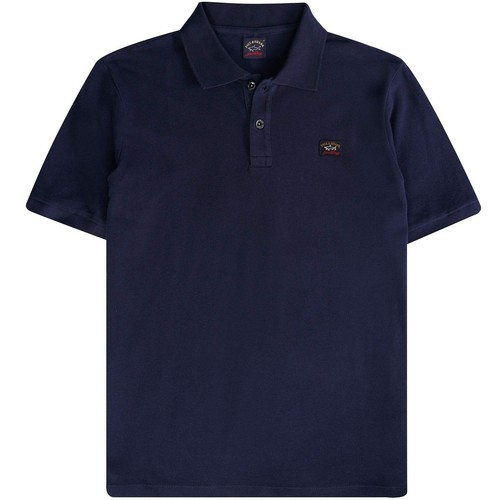 Polo uomo paul shark blu - shark,
