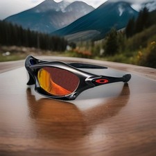 Occhiali da sole X-Metal Splice Gun montatura metallo/nero, lenti antincendio Y2K Made USA