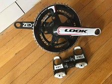 GUARDA ZED 2 GUARNITURA MONOBLOCCO KEO 2 MAX PEDALI CARBONIO STRADA TRIATHLON NERO