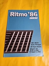 Fiat Ritmo Vintage Brochure