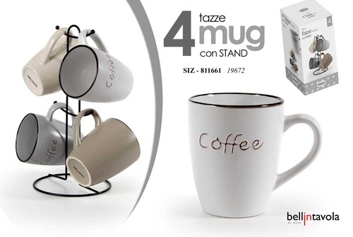 Set tazze mug stand - tazze,