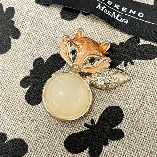 Spilla max mara fox dal - spilla,