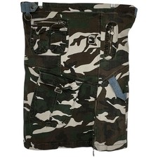 Minigonna cargo mimetica
