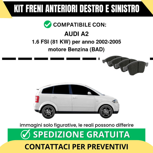 Pastiglie freno anteriori per - pastiglie,