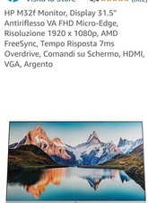 HP M32f Monitor, Display 31.5" Antiriflesso VA FHD Micro-Edge