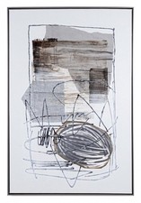 Dipinto Olio con Cornice Crown