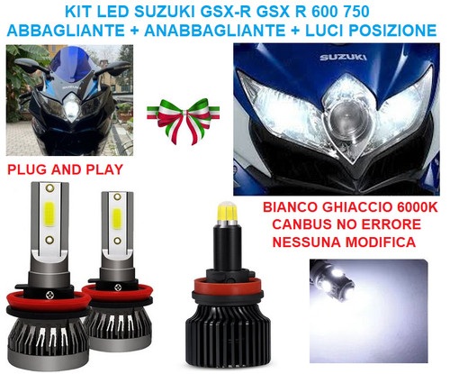 Full led kit moto suzuki - suzuki, 120w