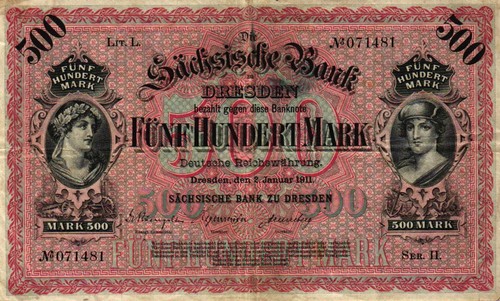 Sax 500 mark 1911 - 500,