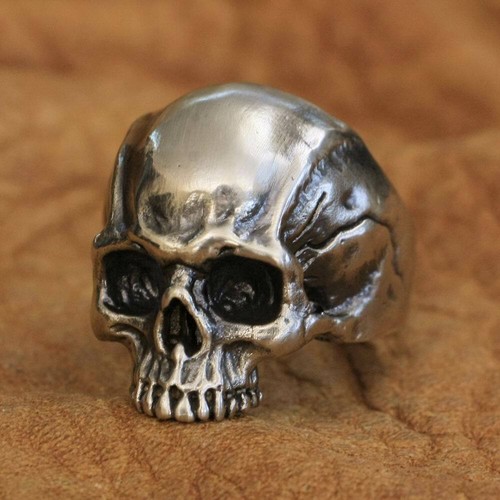 Anello teschio cupronichel