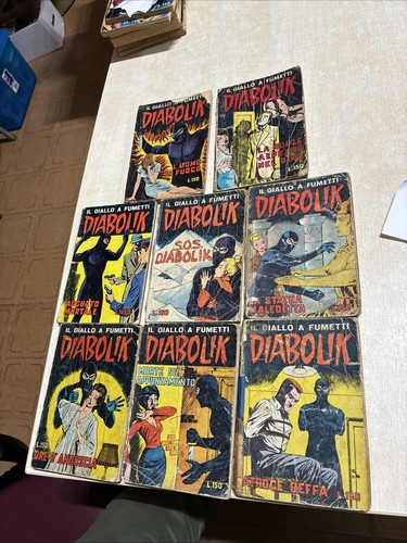 Diabolik seconda serie lotto - serie,lotto, 8