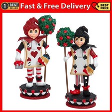 Kurt Adler Card Soldiers Hollywood Schiaccianoci Alice nel Paese delle Meraviglie HA0733