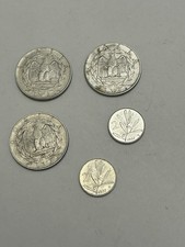 Collezione lotto 5 monete da 2